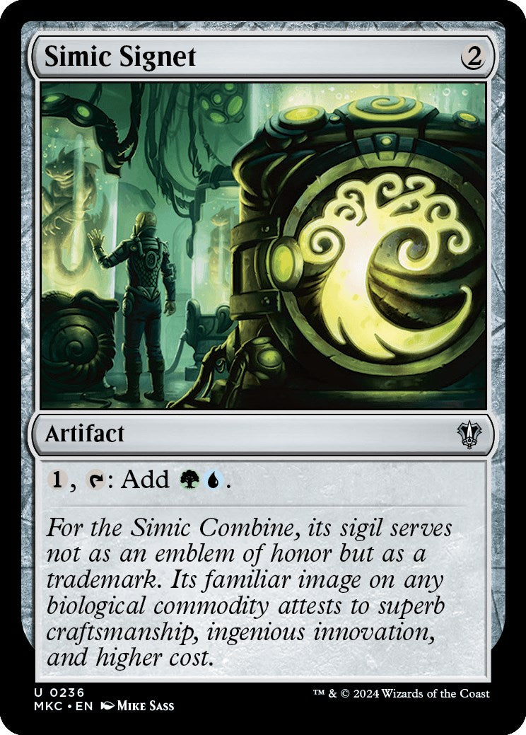 Simic Signet [Murders at Karlov Manor Commander] | Good Games North