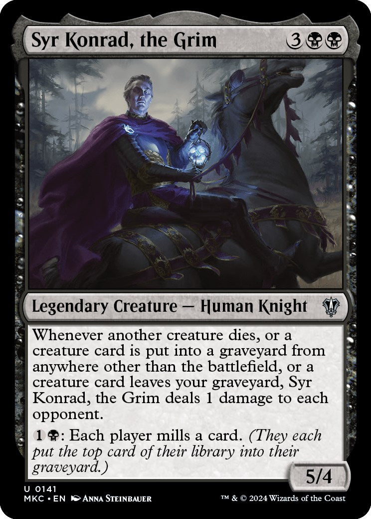 Syr Konrad, the Grim [Murders at Karlov Manor Commander] | Good Games North