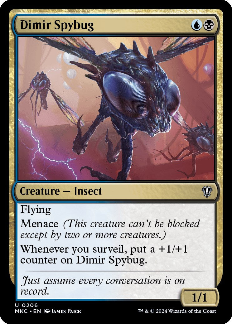 Dimir Spybug [Murders at Karlov Manor Commander] | Good Games North