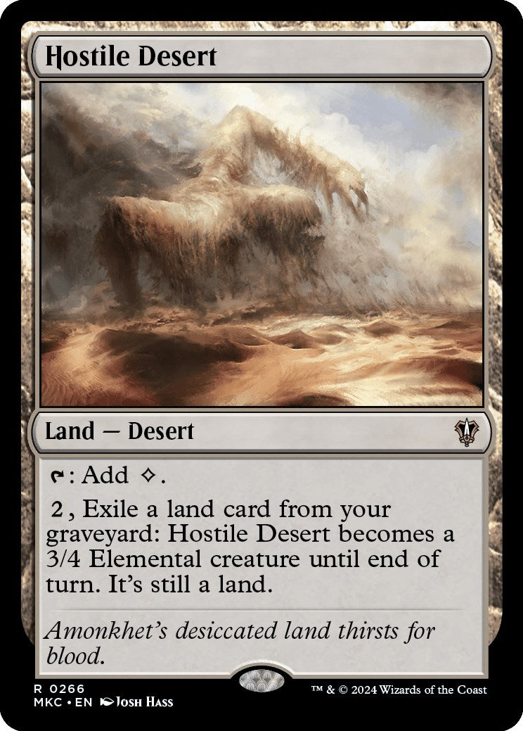 Hostile Desert [Murders at Karlov Manor Commander] | Good Games North