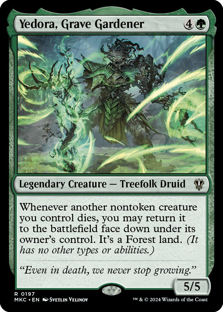 Yedora, Grave Gardener [Murders at Karlov Manor Commander] | Good Games North