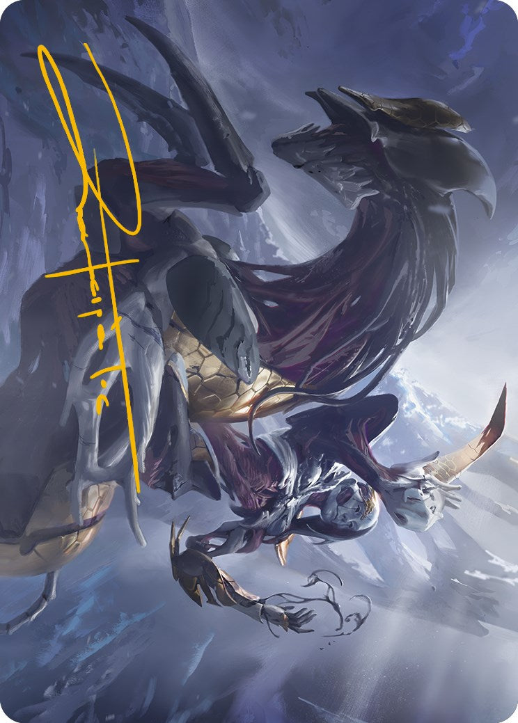 Ria Ivor, Bane of Bladehold Art Card (Gold-Stamped Signature) [Phyrexia: All Will Be One Art Series] | Good Games North