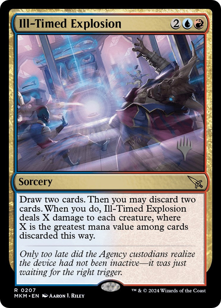 Ill-Timed Explosion (Promo Pack) [Murders at Karlov Manor Promos] | Good Games North