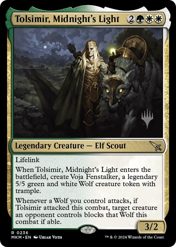 Tolsimir, Midnight's Light (Promo Pack) [Murders at Karlov Manor Promos] | Good Games North