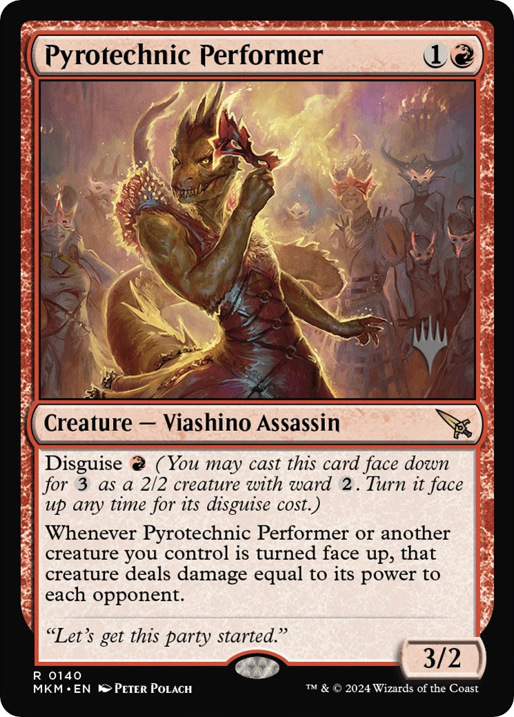 Pyrotechnic Performer (Promo Pack) [Murders at Karlov Manor Promos] | Good Games North