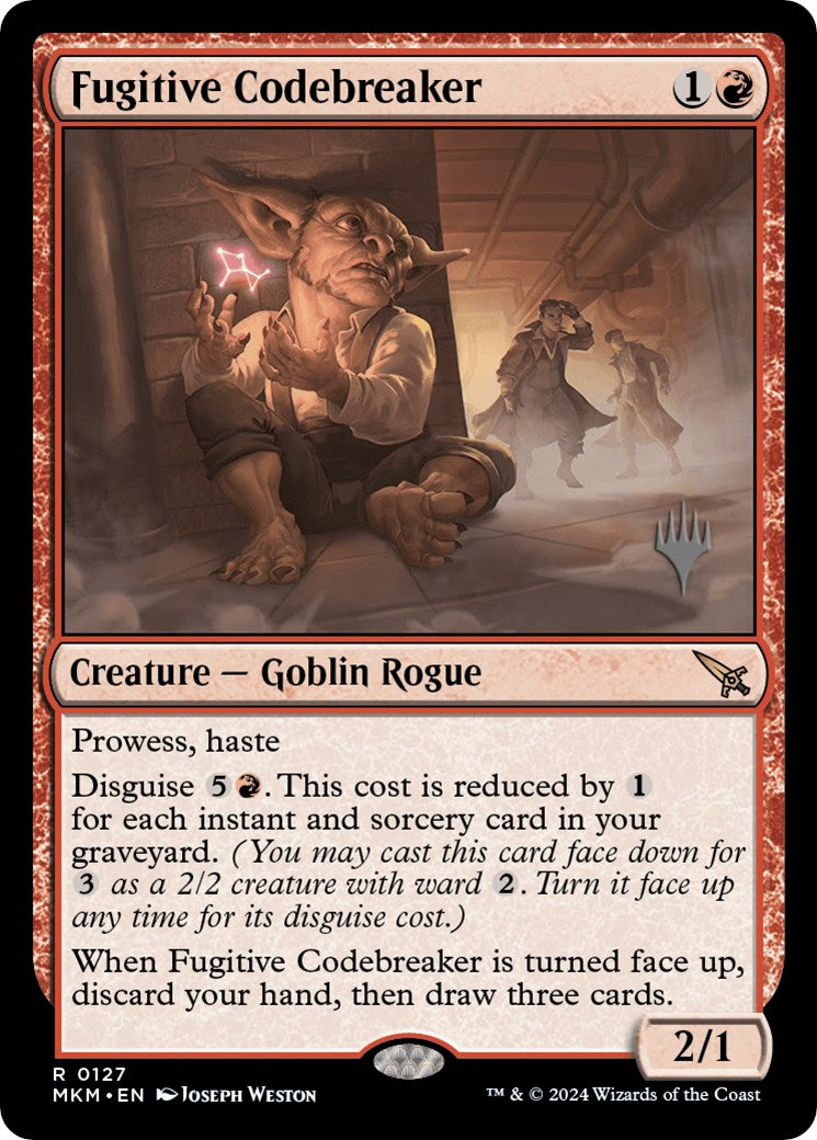 Fugitive Codebreaker (Promo Pack) [Murders at Karlov Manor Promos] | Good Games North