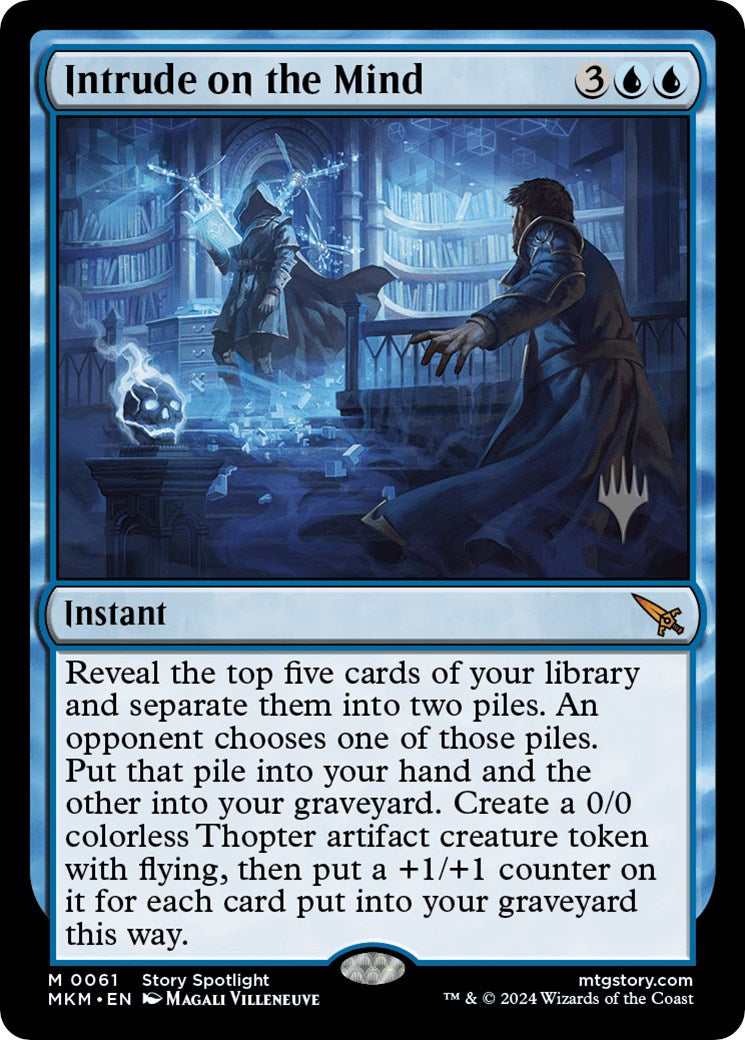 Intrude on the Mind (Promo Pack) [Murders at Karlov Manor Promos] | Good Games North