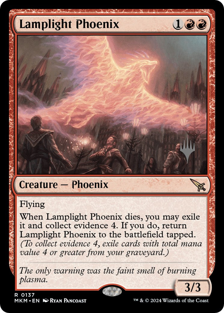 Lamplight Phoenix (Promo Pack) [Murders at Karlov Manor Promos] | Good Games North
