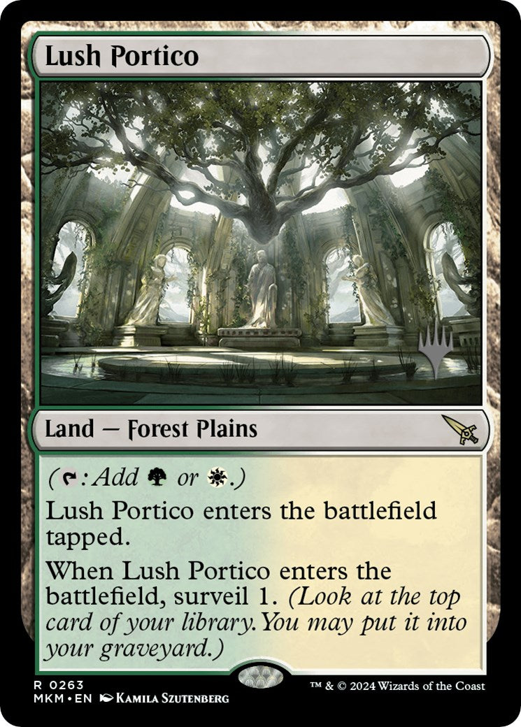 Lush Portico (Promo Pack) [Murders at Karlov Manor Promos] | Good Games North