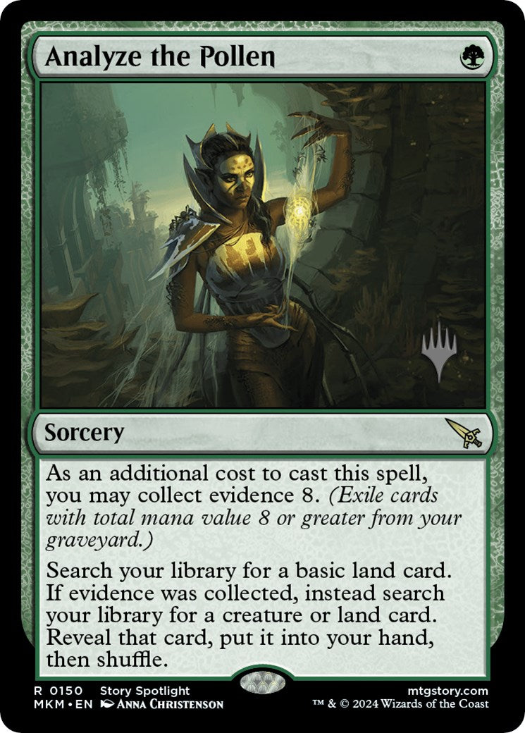 Analyze the Pollen (Promo Pack) [Murders at Karlov Manor Promos] | Good Games North