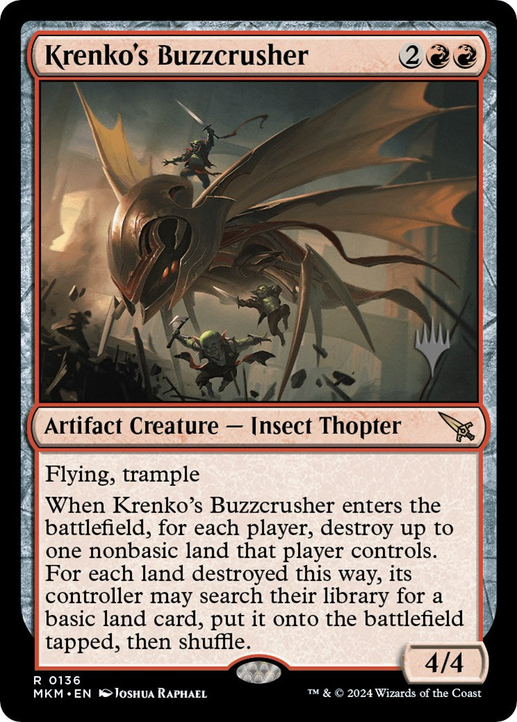 Krenko's Buzzcrusher (Promo Pack) [Murders at Karlov Manor Promos] | Good Games North