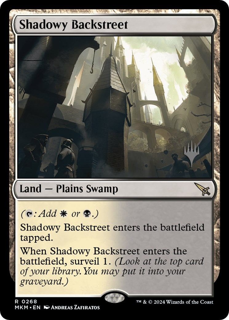 Shadowy Backstreet (Promo Pack) [Murders at Karlov Manor Promos] | Good Games North