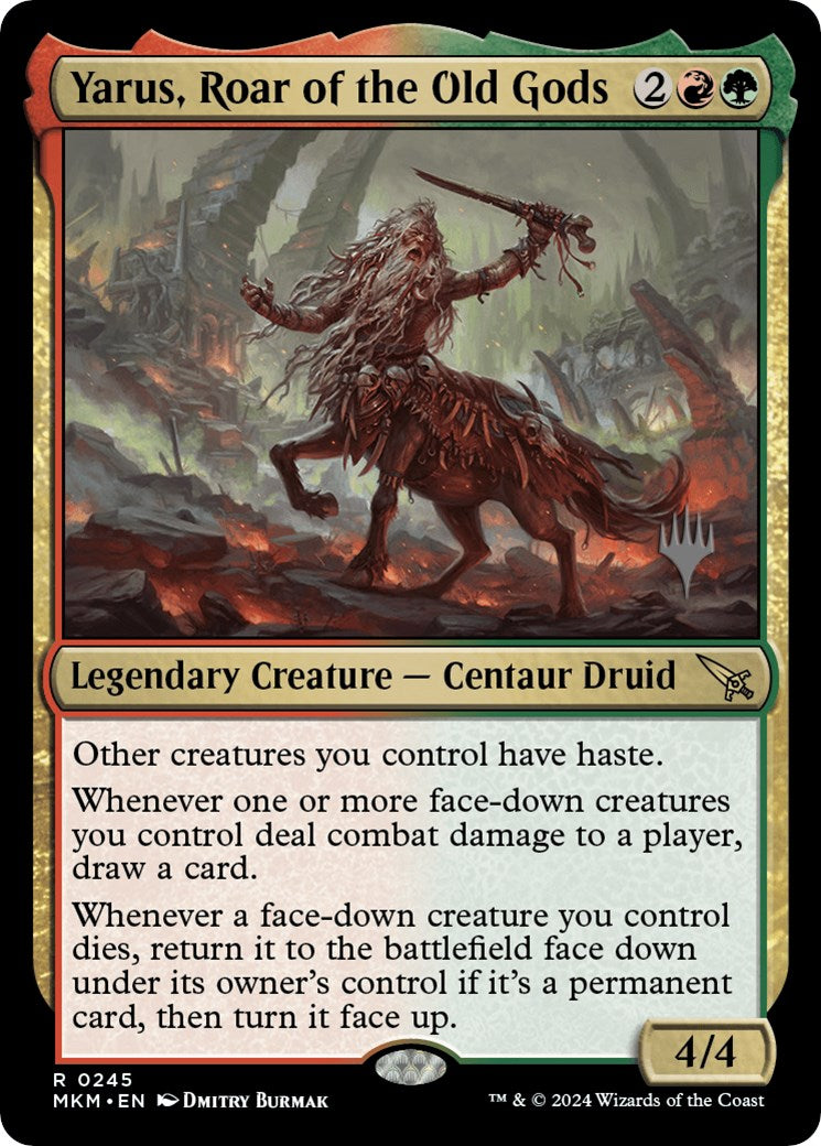 Yarus, Roar of the Old Gods (Promo Pack) [Murders at Karlov Manor Promos] | Good Games North