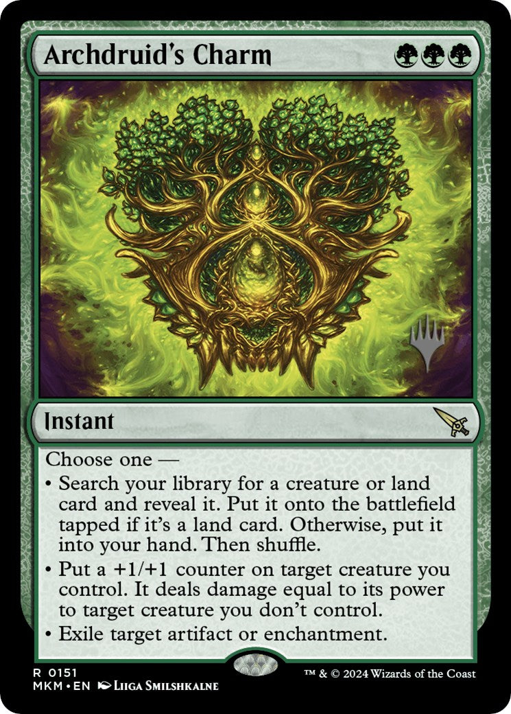 Archdruid's Charm (Promo Pack) [Murders at Karlov Manor Promos] | Good Games North
