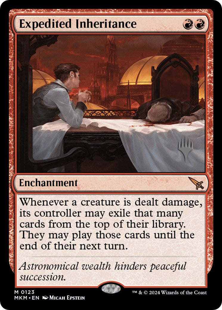 Expedited Inheritance (Promo Pack) [Murders at Karlov Manor Promos] | Good Games North