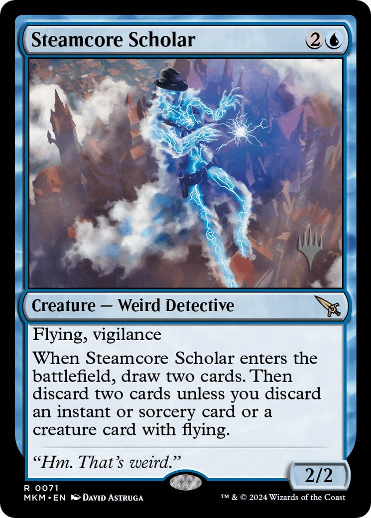 Steamcore Scholar (Promo Pack) [Murders at Karlov Manor Promos] | Good Games North