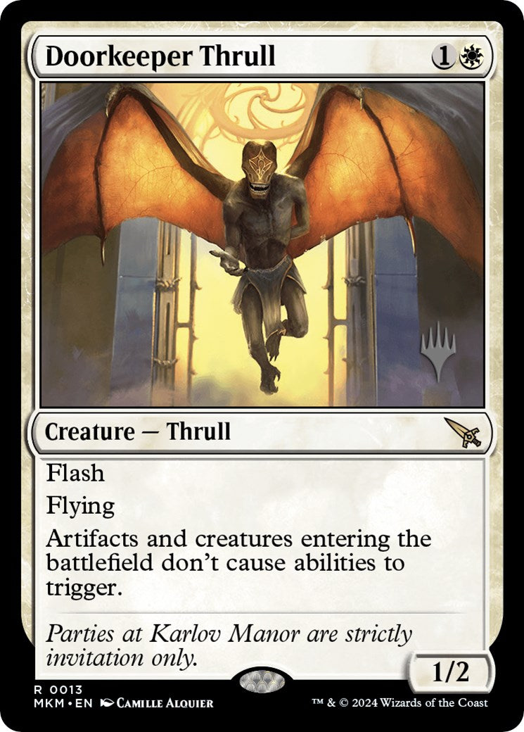 Doorkeeper Thrull (Promo Pack) [Murders at Karlov Manor Promos] | Good Games North