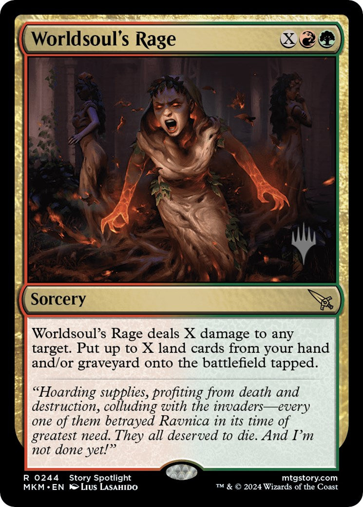 Worldsoul's Rage (Promo Pack) [Murders at Karlov Manor Promos] | Good Games North