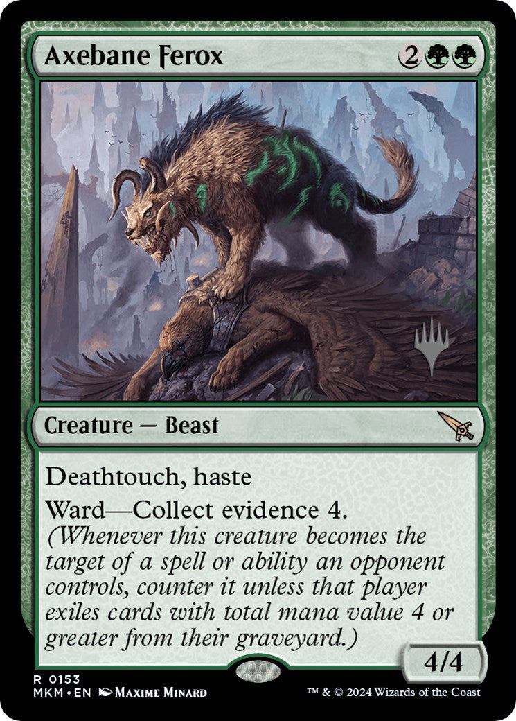 Axebane Ferox (Promo Pack) [Murders at Karlov Manor Promos] | Good Games North