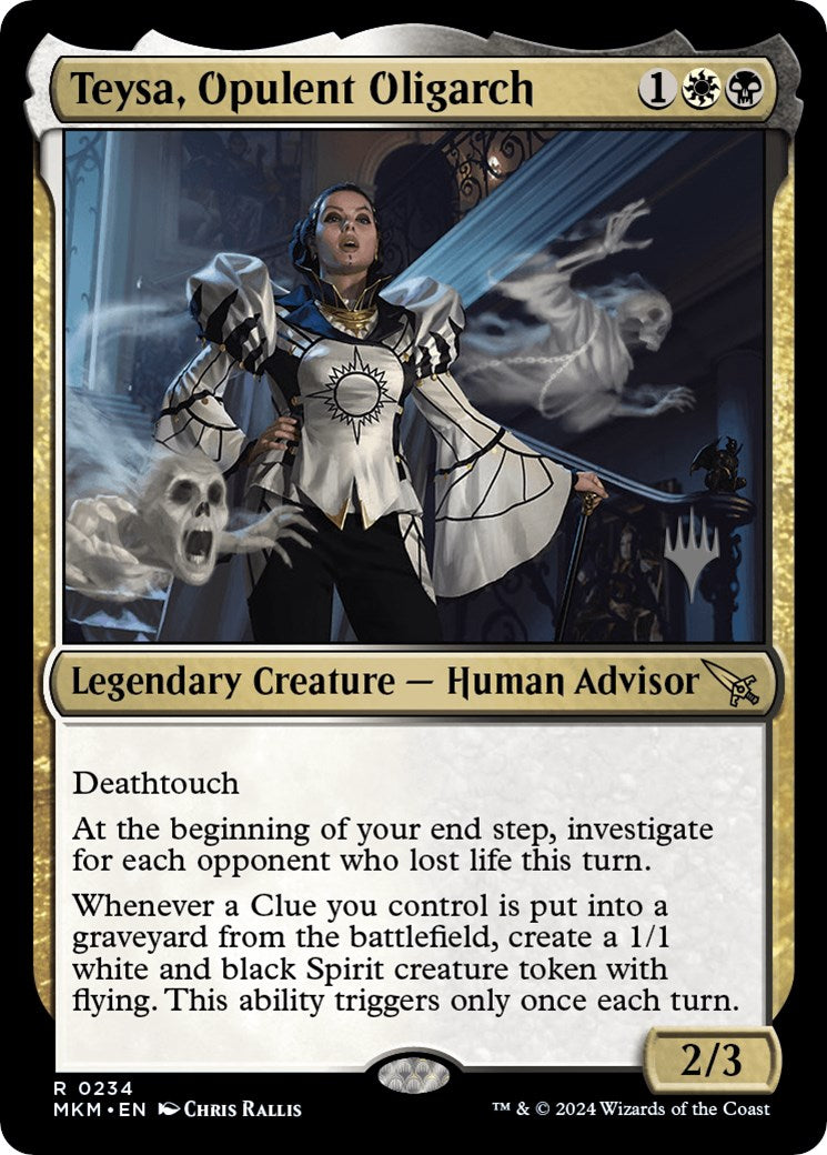 Teysa, Opulent Oligarch (Promo Pack) [Murders at Karlov Manor Promos] | Good Games North