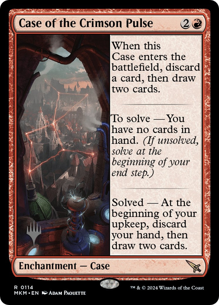 Case of the Crimson Pulse (Promo Pack) [Murders at Karlov Manor Promos] | Good Games North