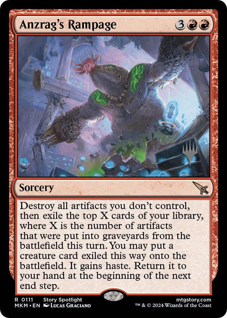 Anzrag's Rampage (Promo Pack) [Murders at Karlov Manor Promos] | Good Games North