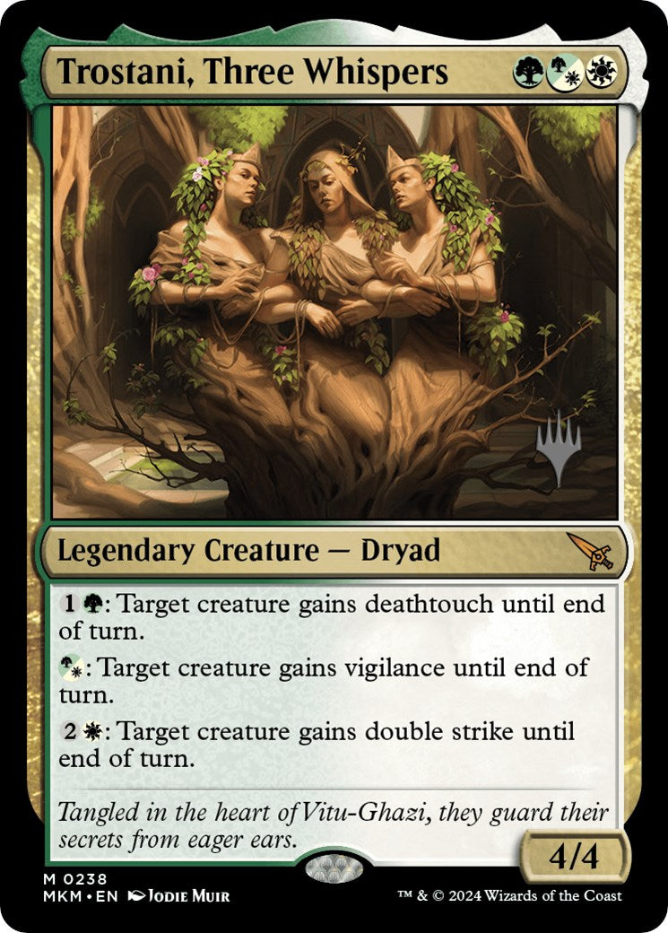 Trostani, Three Whispers (Promo Pack) [Murders at Karlov Manor Promos] | Good Games North