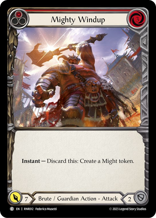 Mighty Windup (Red) [RNR012] (Rhinar Hero Deck) | Good Games North