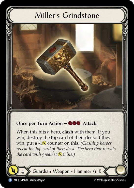 Miller's Grindstone [VIC002] (Heavy Hitters Victor Blitz Deck) | Good Games North