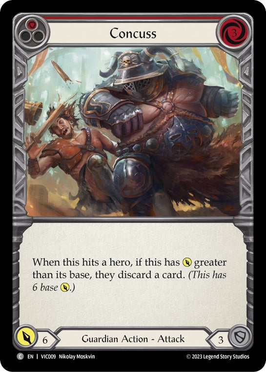 Concuss (Red) [VIC009] (Heavy Hitters Victor Blitz Deck) | Good Games North