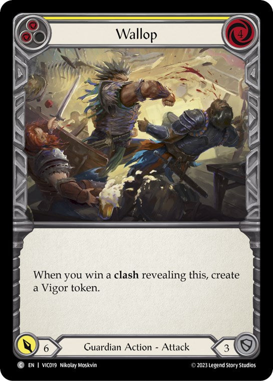 Wallop (Yellow) [VIC019] (Heavy Hitters Victor Blitz Deck) | Good Games North