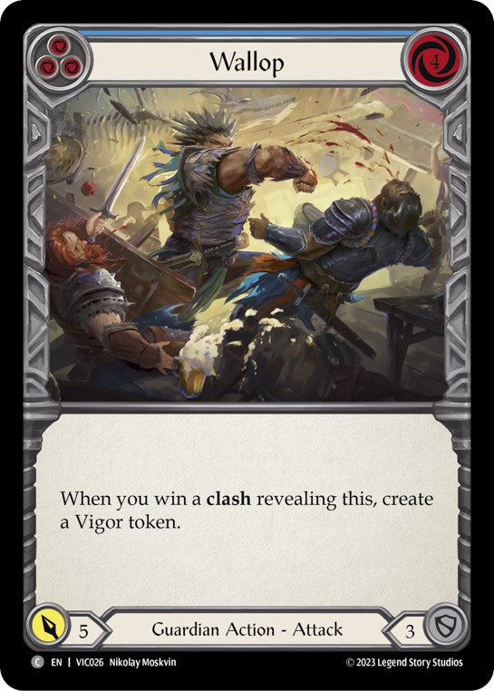 Wallop (Blue) [VIC026] (Heavy Hitters Victor Blitz Deck) | Good Games North