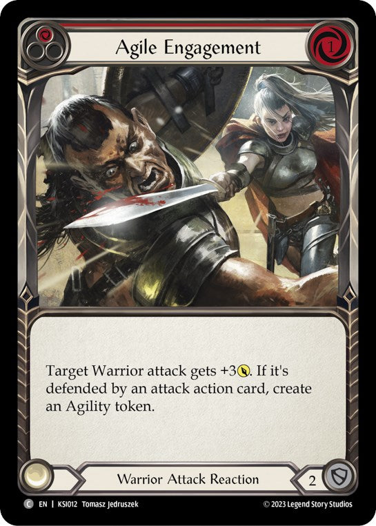 Agile Engagement (Red) [KSI012] (Heavy Hitters Kassai Blitz Deck) | Good Games North