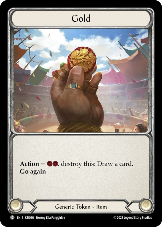 Gold [KSI030] (Heavy Hitters Kassai Blitz Deck) | Good Games North