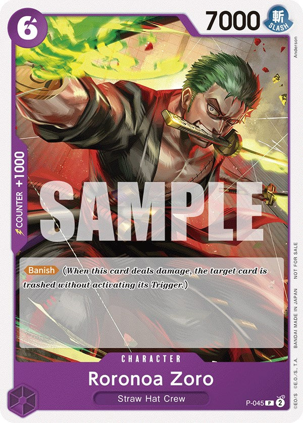 Roronoa Zoro (OP-06 Pre-Release Tournament) [Participant] [One Piece Promotion Cards] | Good Games North