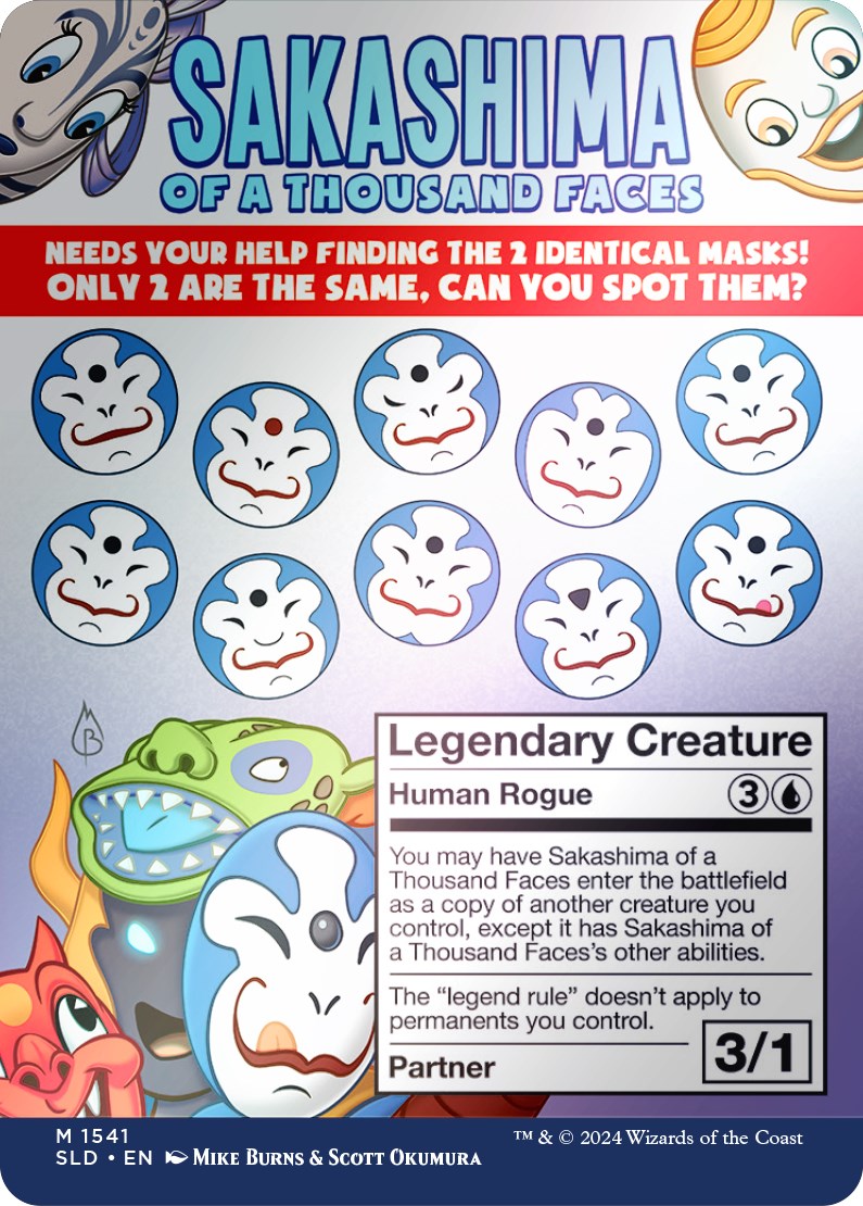 Sakashima of a Thousand Faces (Rainbow Foil) [Secret Lair Drop Series] | Good Games North