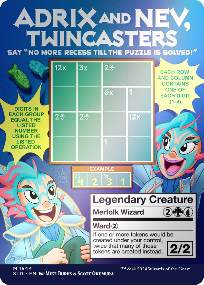 Adrix and Nev, Twincasters (Rainbow Foil) [Secret Lair Drop Series] | Good Games North