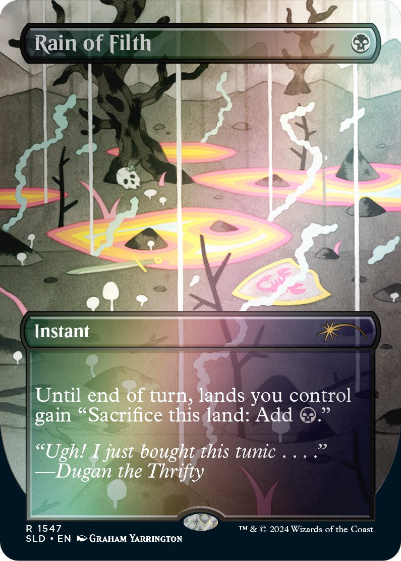 Rain of Filth (Rainbow Foil) [Secret Lair Drop Series] | Good Games North