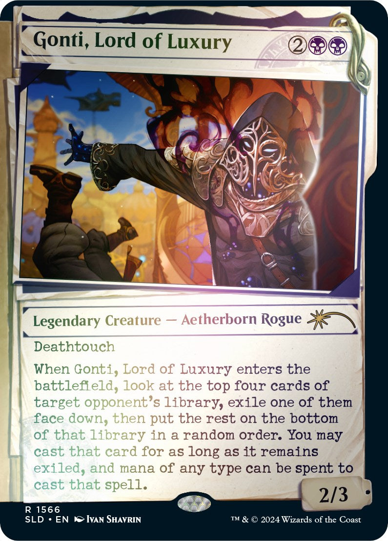 Gonti, Lord of Luxury (Rainbow Foil) [Secret Lair Drop Series] | Good Games North