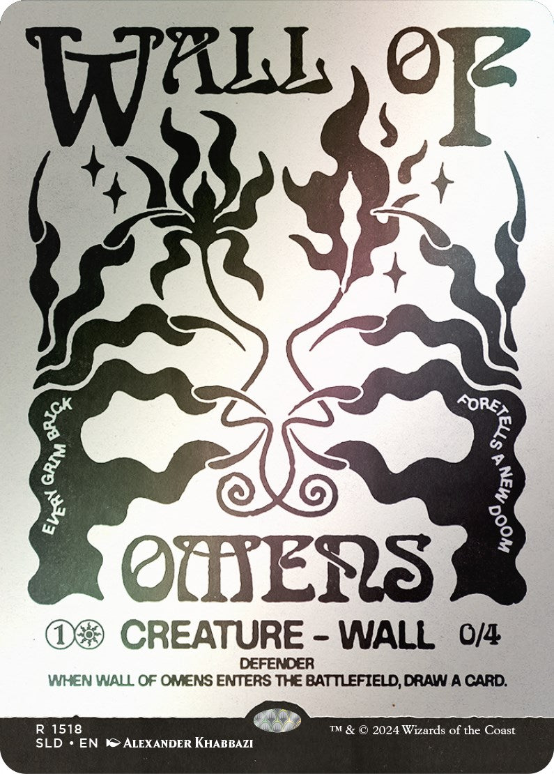 Wall of Omens (Rainbow Foil) [Secret Lair Drop Series] | Good Games North