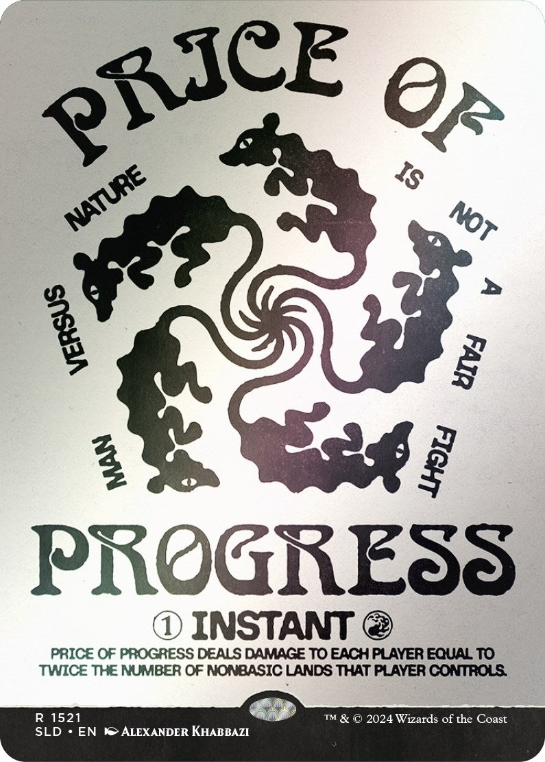 Price of Progress (Rainbow Foil) [Secret Lair Drop Series] | Good Games North