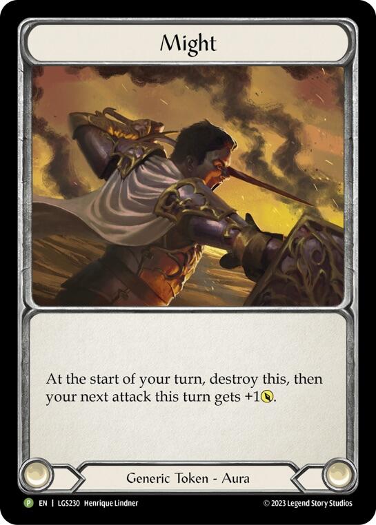 Might // Vigor [LGS230] (Promo)  Rainbow Foil | Good Games North