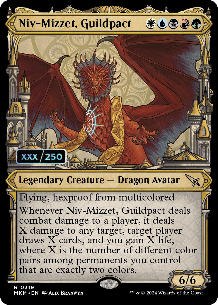 Niv-Mizzet, Guildpact (Serialized) [Murders at Karlov Manor] | Good Games North