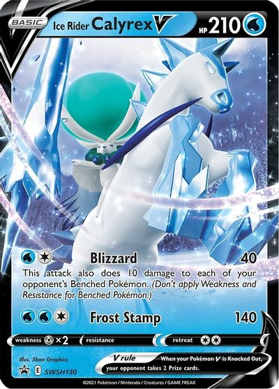 Ice Rider Calyrex V (SWSH130) [Sword & Shield: Black Star Promos] | Good Games North