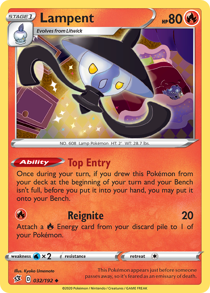 Lampent (032/192) [Sword & Shield: Rebel Clash] | Good Games North