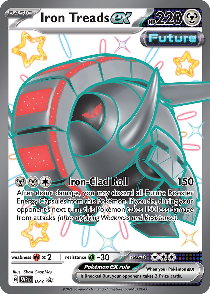 Iron Treads ex (073) [Scarlet & Violet: Black Star Promos] | Good Games North