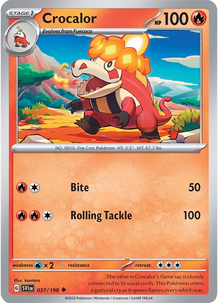 Crocalor (037/198) [Scarlet & Violet: Base Set] | Good Games North