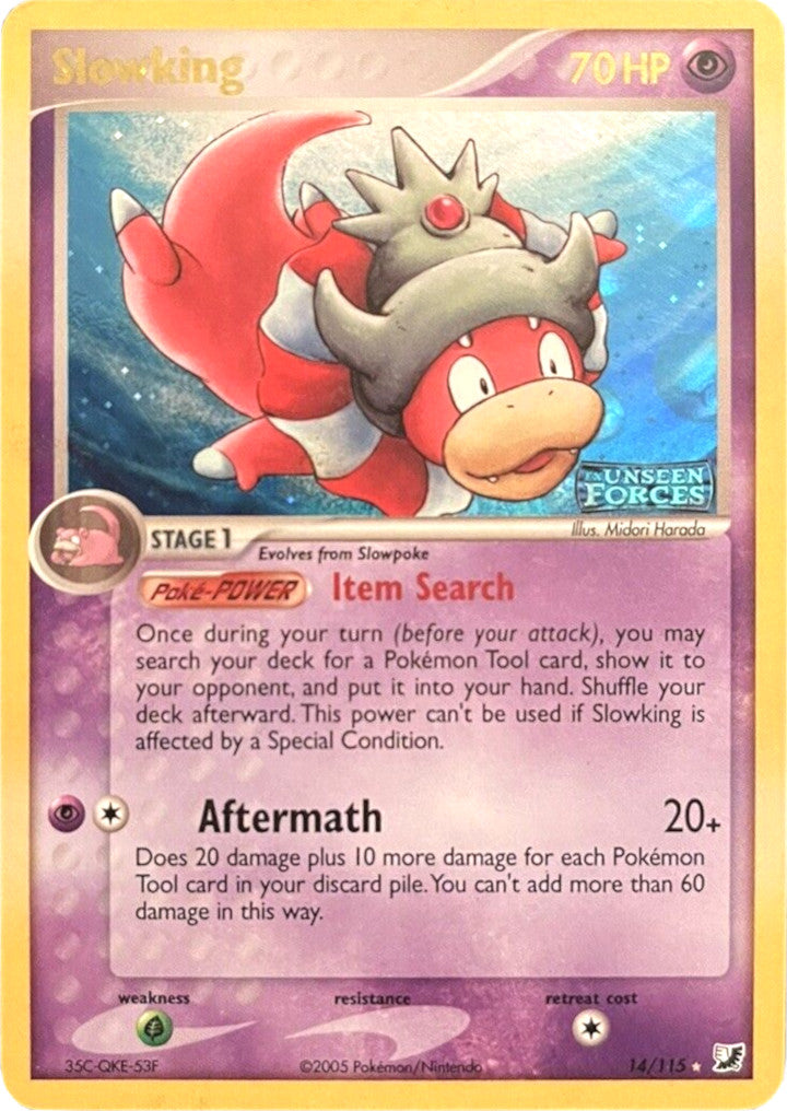 Slowking (14/115) (Stamped) [EX: Unseen Forces] | Good Games North