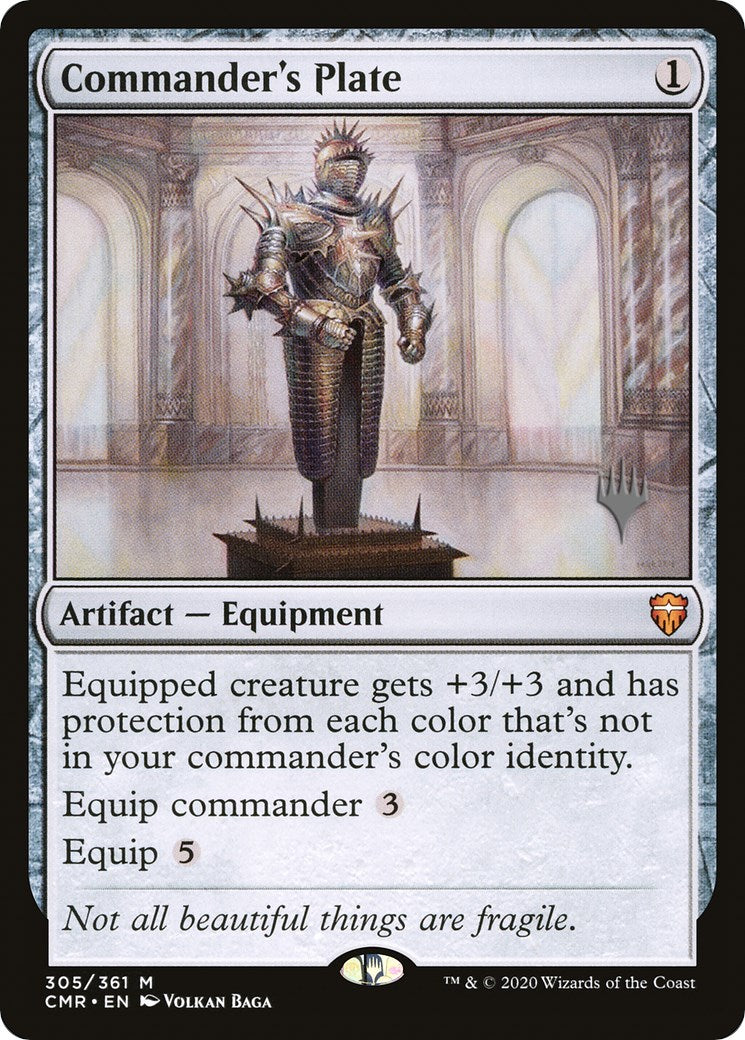 Commander's Plate (Promo Pack) [Murders at Karlov Manor Promos] | Good Games North