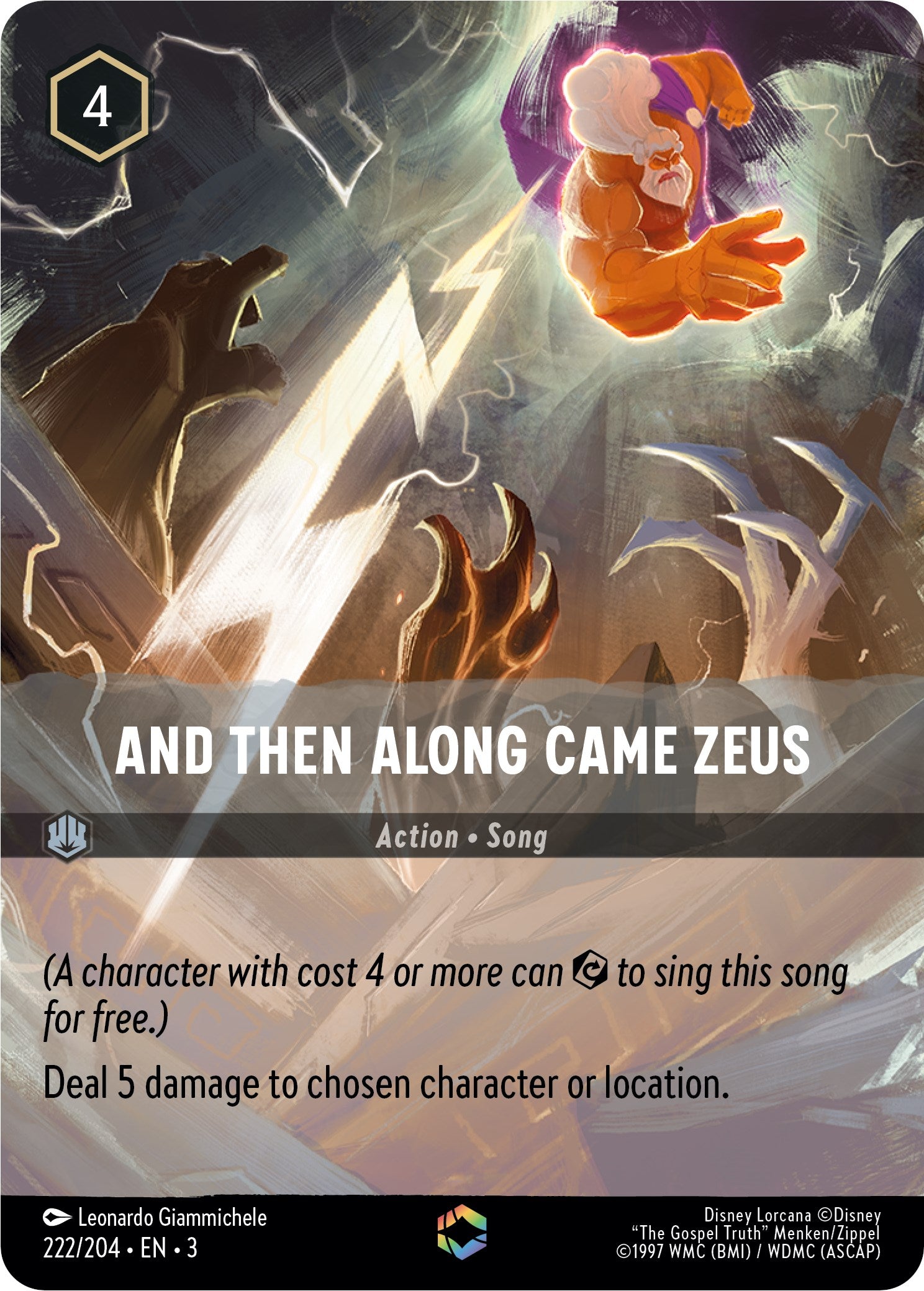 And Then Along Came Zeus (Enchanted) (222/204) [Into the Inklands] | Good Games North
